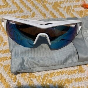 EUC SPY Screw White Sunglasses